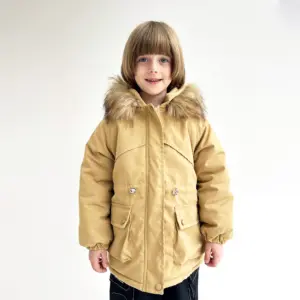 Oğlan uşağı üçün gödəkçə 01O2481, sarı, polyester